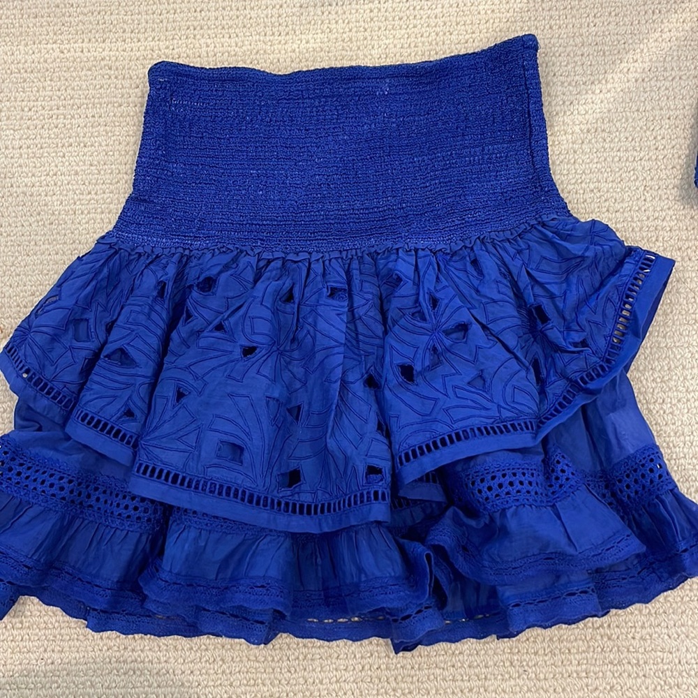 Ramy Brook Blue Arius Skirt